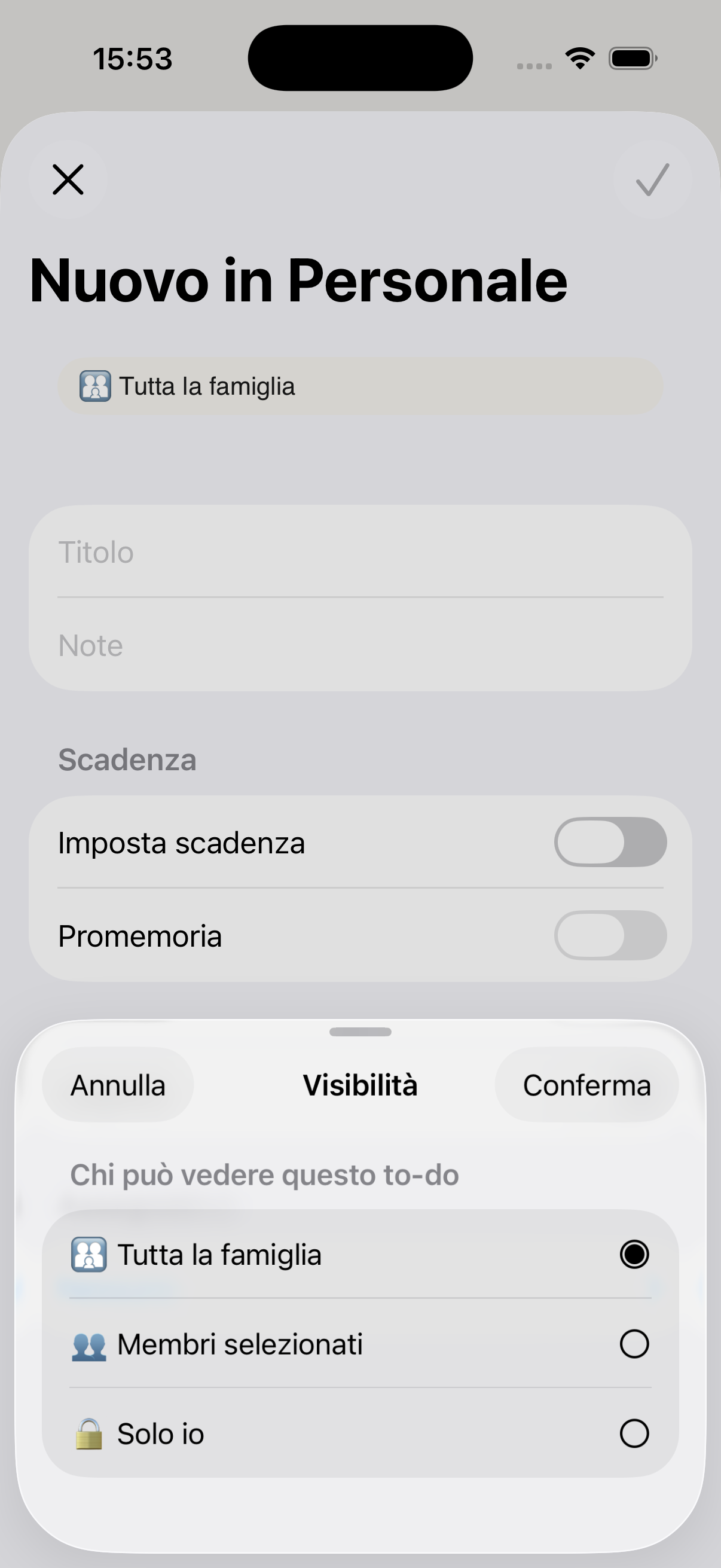 Nuova attività